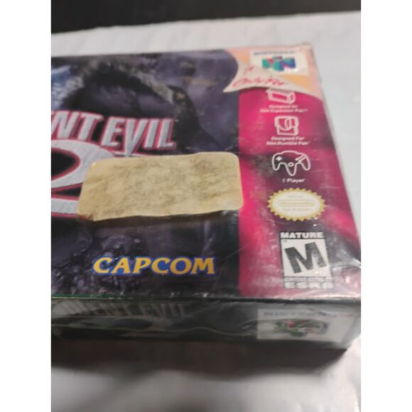 Resident Evil 2 For Nintendo 64 New Still Sealed With Water Damage - Picture 2 of 14